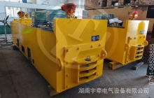 陜西國(guó)外客戶定制的10噸架線式湘潭電機(jī)車(chē)發(fā)貨